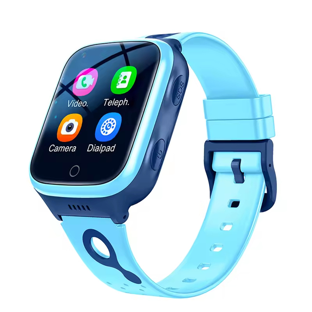 Kids GPS Watch with 4G Video Call & SOS Alert Geofence Pedometer for 5-12 Years Old Boys Girls School Use Smartwatch