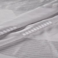 Tissu en satin de polyester jacquard à rayures B3 avec fil argenté, respirant, pour grossistes au Bahreïn, en Jordanie et en Égypte