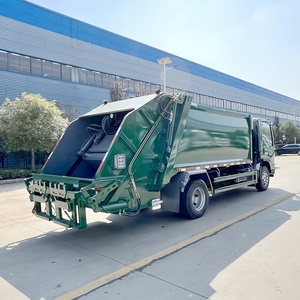 Camion compacteur de déchets diesel 1 Isuzu 4x2 7m³ à transmission manuelle à bas prix à vendre - Product Image 1