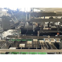 Machine d'emballage horizontale électrique automatique pour sachets alimentaires et cartons, machine d'enrobage pour boîtes de glaces et aliments surgelés, avec servomoteur PLC