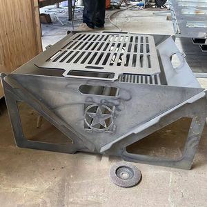 Potongan Laser Portabel Dirakit Sepenuhnya Kustom Lubang Api BBQ untuk Berkemah - Product Image 4
