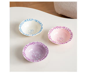 Doe Accessoires pour animaux Nouveau design Bol surélevé multicolore pour chien et <span class=keywords><strong>chat</strong></span> Bol en céramique pour animaux - Product Image 5