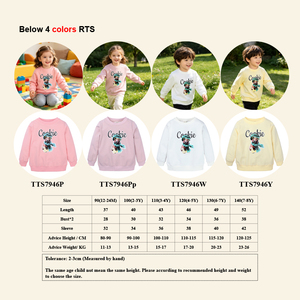 Felpa per bambini in cotone stampa cartoni animati top <span class=keywords><strong>felpe</strong></span> per bambini - Product Image 4