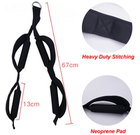Poignées ergonomiques Tirez vers le bas Accessoires Câble Attachement Formateur Équipement D'exercice Gym À Domicile Triceps Corde