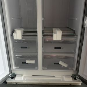 <span class=keywords><strong>Réfrigérateur</strong></span> distributeur d'eau électrique double porte en acier inoxydable, sans givre, à froid ventilé, écoénergétique niveau 1, le plus vendu - Product Image 3