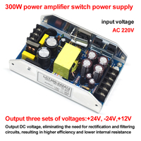 Amplificateur 300W Alimentation à découpage Amplificateur de puissance numérique Amplificateur de puissance Tension d'entrée 220V