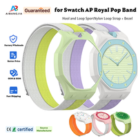 Sangle en nylon à boucles auto-agrippantes pour montre AP Royal POP, bracelet Velcro durable et respirant pour montre de poche Royal POP