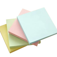 Notes autocollantes doublées Post couleur Pastel personnalisé blocs-notes auto-adhésifs pour bureau réunion d'école à domicile