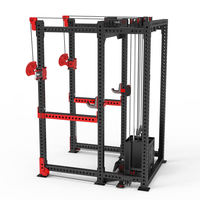 Entraînement de force Gym Fitness Equipment Multi Functional Trainer Power Cage Smith Machine Squat Rack High Long Pull