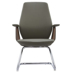 Hochwertiger Lederstuhl mit Bogenrahmen - Product Image 5