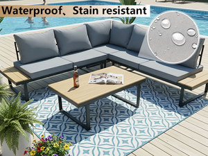 Nouveau design, <span class=keywords><strong>canapé</strong></span> en métal confortable, ensemble <span class=keywords><strong>de</strong></span> meubles <span class=keywords><strong>de</strong></span> loisirs d'extérieur avec coussins, ensemble <span class=keywords><strong>de</strong></span> <span class=keywords><strong>canapé</strong></span> loft à prix abordable - Product Image 6