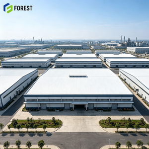 Entrepôt de stockage d'énergie à structure en acier galvanisé sans colonnes, centre commercial de stockage de batteries à hauts plafonds - Product Image 1