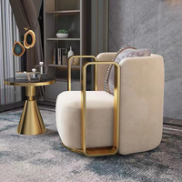 Fauteuil de Salon Moderne en Cuir de Luxe Pivotant avec Accoudoirs, Monoplace, pour Ameublement