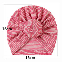 Venta caliente sólido bebé sombrero turbante infantil niño recién nacido bebé gorro gorros diademas para bebé niñas Niño