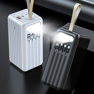 Banco de Energía de Alta Calidad con Pantalla LED y Cables, 50000mAh 80000mAh, Salida USB Portátil para Laptop, Camping al Aire Libre - Product Image 3