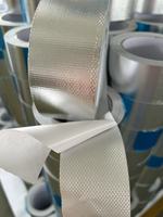 Ruban d'isolation thermique de qualité professionnelle en feuille d'aluminium avec renfort en fibre de verre pour usage commercial