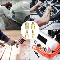 Raccord pneumatique allemand de type Euro, raccord rapide automatique pour conduite d'air, coupleur rapide pour tuyau en nitrile