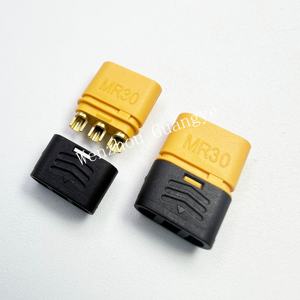 Connettore a proiettile Amass MR30-F/MR30 placcato oro con guaina, accessorio per stazione di alimentazione e attrezzature elettriche per motori CC, prodotto in Cina - Product Image 1