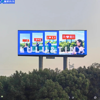 Écran LED extérieur fixe pour publicité, panneau publicitaire couleur RVB haute luminosité résistant aux intempéries pour annonces publiques