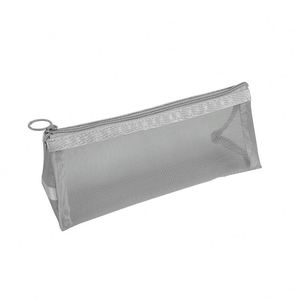 Nouvelle conception, mini pochette en nylon à fermeture éclair, trousse à crayons, sac de rangement transparent durable pour les étudiants - Product Image 1
