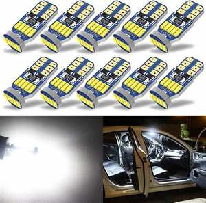 FSYLX H11 12V Canbus 15W 15SMD 4014 6000K T10 Bombillas LED para Luz Trasera, Matrícula y Maletero 120-150LM - Product Image 5