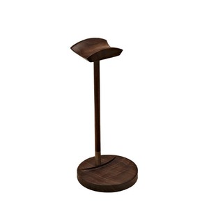Support de casque en bois de noyer pour bureau, support de rangement pour écouteurs supra-auriculaires - Product Image 3