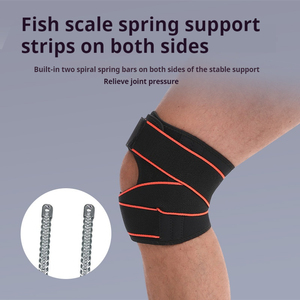 Hot bán mô hình mới có thể điều chỉnh bảo vệ khớp nén hỗ trợ đầu gối Brace thể thao Miếng đệm đầu gối với Shock absorber Gasket - Product Image 4