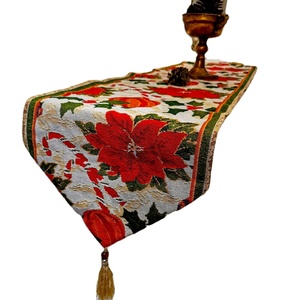 Á Hậu Bàn Thảm Giáng Sinh-Á Hậu Bàn Màu Đỏ Giáng Sinh, Á Hậu Bàn Mùa Đông Cho Phòng Ăn - Product Image 1