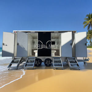 Unité de salle de bain portable de luxe 2025, douche et WC, remorque de camping, toilettes mobiles - Product Image 4