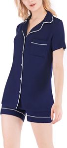 Conjunto de ropa de <span class=keywords><strong>dormir</strong></span> de Modal para mujer al por mayor-Pijamas suaves y transpirables Lounge Wear Pijamas de viscosa para la comodidad del hogar de verano - Product Image 3