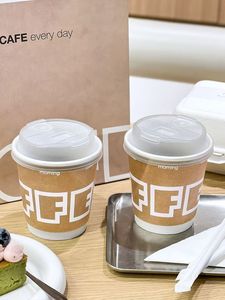 Custom logo Arabic Style Eco Disposable 8oz 12oz Double Wall Hot Drink Karak Tea Gahwa Coffee Paper Cup <b>Packaging</b> Solution - Product Image 6