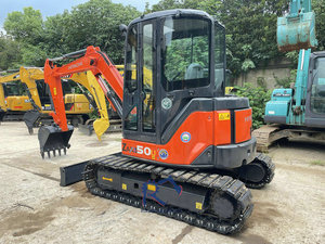 Miniexcavadora Usada Hitachi ZX50, Modelo 2024, Precio Reducido, Motor, Rodamientos, Bomba, Caja de Cambios, Origen Japón - Product Image 3