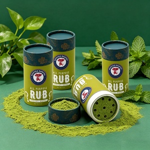 Tubo de Papel Biodegradable para Condimentos, Envase Ecológico en Forma de Cilindro, Tubo de Papel de Grado Alimenticio - Product Image 1