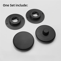 Nouvelles attaches antidérapantes universelles en PP noir pour tapis de sol de voiture, clips de fixation pour intérieur automobile
