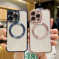 Coques de téléphone TPU électroplaquées de style mode Europe-Amérique, les plus populaires, pour iPhone 17 15 14 13 11 Pro Max