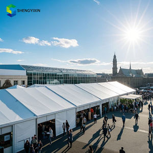 घटनाओं के लिए थोक बड़ा सफेद pvc तम्बू 40x80 20x20 40x60 एल्यूमीनियम फ्रेम मार्की चर्च रिसेप्शन गोदाम पार्टी प्रदर्शनी - Product Image 4