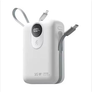 พาวเวอร์แบงค์ 20000mAh พร้อมสายในตัว ชาร์จเร็ว 22.5W 4 ช่องจ่ายไฟ 2 ช่องรับไฟ USB-C - Product Image 4
