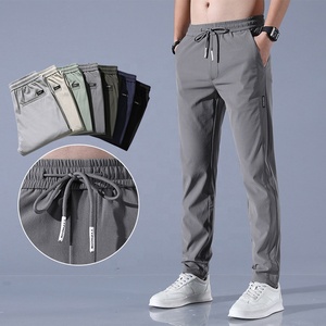 <span class=keywords><strong>Pantaloni</strong></span> Casual Estivi Sottili Personalizzati OEM da Uomo, Nuovi <span class=keywords><strong>Pantaloni</strong></span> Sportivi Leggeri in Seta Ghiaccio a Rapida Asciugatura, <span class=keywords><strong>Pantaloni</strong></span> Tendenza Leggeri da Uomo - Product Image 1