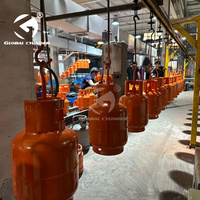 Bouteille de gaz GPL de 12 lb pour l'Amérique latine et le Royaume-Uni. Cylindre GPL de haute qualité vide pour usage domestique et commercial.
