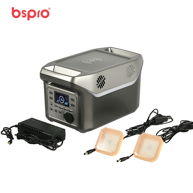 500W Portable Power Station 358WH LiFePO4 Battery Camping Power Supply AC220V Wireless Charging Solar Generator Emergency Hiking