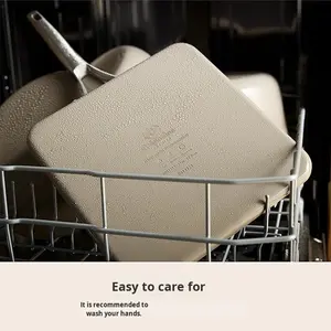 Poêle à <span class=keywords><strong>pizza</strong></span> en aluminium pliable jetable transfrontalière poignée en acier inoxydable antiadhésive pour cuisinière à Induction bacon friture crêpe - Product Image 3