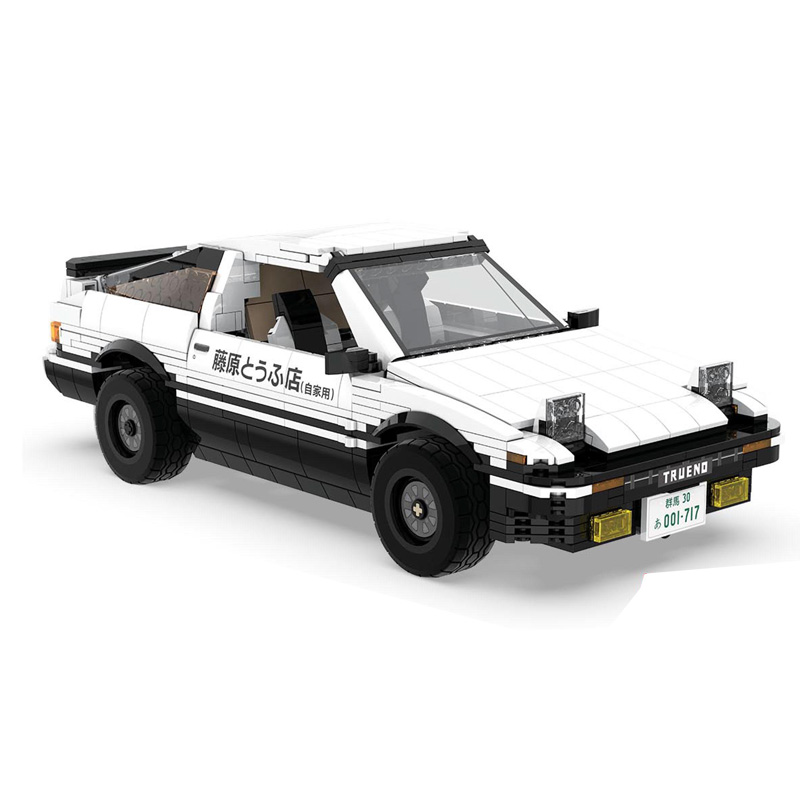 1:12.5 CaDa C61024W DIY Initial D AE86 Speed Racing Car 2.4G Licensed Rc Building Block Racer