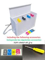 Sistem Tangki Tinta CISS Universal 4 Warna 300ml dengan Aksesoris untuk Epson untuk Brother untuk Canon untuk HP Kartrid Tinta Grosir