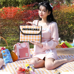Custom Modern Outdoor Picnic Blanket Waterproof Extra <b>Large</b> Portable Sand Free Camping Picnic <b>Mat</b> - Product Image 6