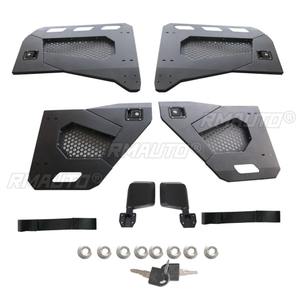 Espejo retrovisor con cerradura de puerta de hierro para kit de carrocería JK JL Wrangler, accesorios para coche - Product Image 2