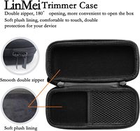 Großhandel Schwarzes EVA-Rasierer-Etui Harte Reise-Tragetasche EVA-Hartplastik-Aufbewahrungsetui für Trimmer und Rasierer