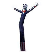 Fourniture professionnelle hauteur personnalisée 3-10 mètres pvc danseur gonflable publicité factice avec ventilateur