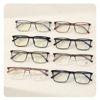 Lunettes carrées photochromiques pour hommes, nouvelle collection, monture noire classique et simple, ultra-légères, amincissantes, tendance diamant