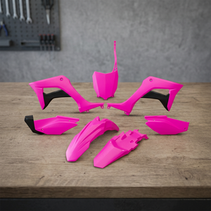 Kit di plastica fucsia per accessori moto Honda CRF 110F 2019-2025 - Product Image 3