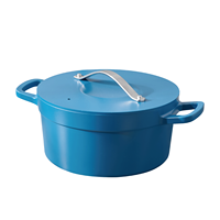 2024 Super CarawayStyle Moulage Sous Pression En Aluminium Céramique Marmites 5qt 24cm 5L Couvercle En Aluminium Couvercle Pot À Soupe Dutch Four Pot